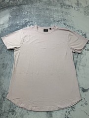 Cuts Clothing Short Sleeve Crew Curve-Hem T-Shirt Mens XXL 2XL Concrete Pyca Pro