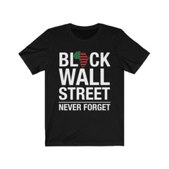 Black Lives Matter Black Box Black Wall Street Unisex Heavy Cotton Tee
