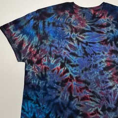 Handmade Tie Dye T-Shirt Unisex Size XL Multicolor Scrunch Design Gildan Tee NEW