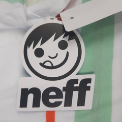 Neff Classic Crew White Striped Short Sleeve T-Shirt Men’s Size S, M, L, XL