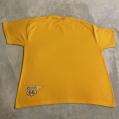 Vintage Shirt Men 2XL Yellow Y2K Las Vegas Car Workout Streetwear Crew Neck Tee