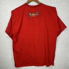Y2K DMX Ruff Ryders Flying Aces Red Foil Graphic T-Shirt XL Vintage