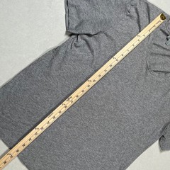 COS Scoop Neck T-Shirt Mens Medium Grey Heathered Cotton Minimalist Tee Casual
