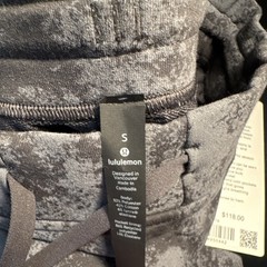 Lululemon City Sweat Jogger Men’s Gray Camo French Terry Pockets S
