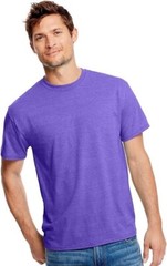 Hanes Men’s X-Temp Fresh IQ Tri-Blend Performance Tee 42TB Grape Heather 2XL NWT