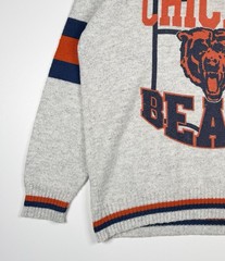 + Vintage 90s CHICAGO BEARS Logo Striped Sweater Knit – GARAN – Large – Acrylic