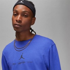 Men’s Air Jordan Breakfast Club Jumpman Long Sleeve T-Shirt-Lapis Blue- Sz Large