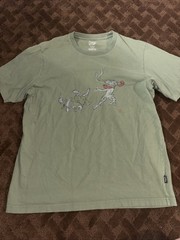 Green Short Sleeve Pokemon Uni-qlo T Shirt Size L