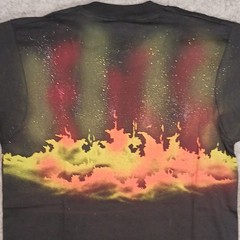 NOS Backdraft Movie Shirt Men M Black Promo Single Stitch Universal Studios 90s