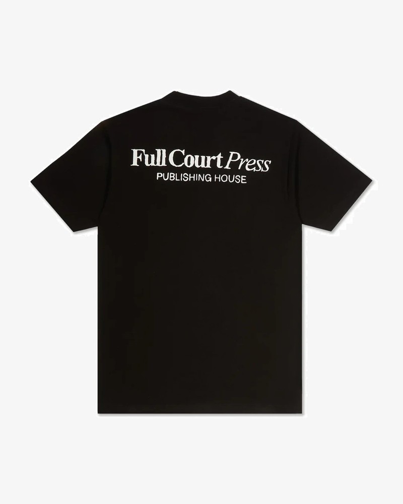 FULL COURT PRESS LOGO T-SHIRT BLACK AND WHITE COLOR WAY NEW WITHOUT TAGS