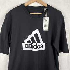 adidas Men’s Black White Modern Essentials Graphic Tee (IW2702) Medium Tall NWT