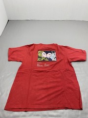 Uniqlo Roy Lichtenstein Shirt Mens Small Red ART In The Car Graphic Tee Pop Art
