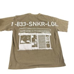 Sneaker and Street Wear Legal Tee Medium Oversized