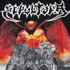 Sepultura T-Shirt, Bestial Devastation (1985). Thrash Metal, Death Metal.