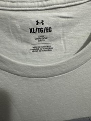 Under Armour 1382969 UA Men’s Freedom Flag Printed Cotton Halo Gray T-Shirt XL