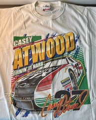 Vintage Nascar Shirt Chase Casey Atwood Castrol GTX Racing Tee Size XL