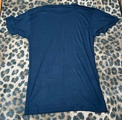 American Apparel Shirt Men Size Medium Viscose Blue VTG Y2K Indie Sleaze