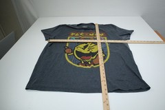Pac-Man Graphic T-Shirt Men’s 2XL/2EG Charcoal Short Sleeve Crew Neck T0459