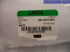 Qty= 4 (1 Pack of 4) Size= Large, Stafford Men’s White Crew Neck T-Shirts