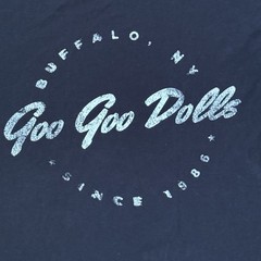 The Goo Goo Dolls Band basic Black Graphic Black Unisex T shirt XL Tour Tee