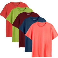 Mens Multipack T Shirts 3 & 5 Pack Cotton Plain Short Sleeve Round Crew Neck Tee