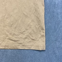 Uniqlo AIRism Oversized T Shirt Mens XL Sage Green Cotton Short Sleeve Pullover