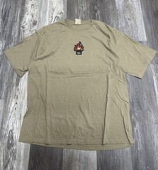Vintage Mossimo Shirt Sz XL Single Stitch Skater Flame Fight Fire A Fire