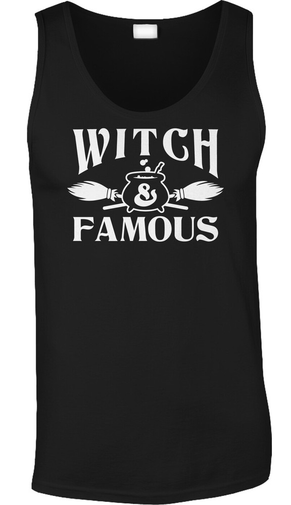 Witch Famous Funny Halloween October Costume Party Humor Fall Ghouls Mens Tank