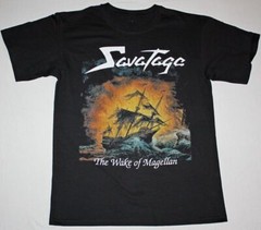 SAVATAGE MAGELLAN’S Wake up Cotton Black For Men T-shirt S-4XL NG2200 eBay