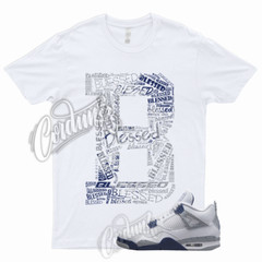 BLESSED T Shirt for 4 Retro White Midnight Navy Georgetown Light Smoke Grey Red