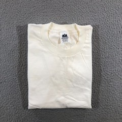 vtg stafford shirt mens XXL white blank tee single stitch