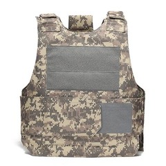 Body Bulletproof Vest Front Back Plates Armor Tactical Jacket Guard Security Kit