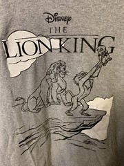 Disney The Lion King Mens Sz XL Shirt Mufasa Sarabi Simba Zazu Gray