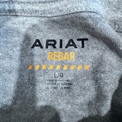 Ariat Rebar Cotton Strong Mexican Pride Graphic Tee Men L Heather Gray NWOT