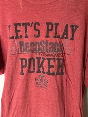 The Venetian Las Vegas Casino Deepstack Extravaganza Poker Room Shirt Size XL