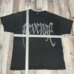 Revenge Shirt Adult Large Black Bejeweled Rhinestone Graphic Diamond Streetwear