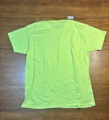 Athletic Works T-Shirt Men’s Neon Green Cotton Crew Neck Short Sleeve – XL
