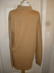 New Men’s Long Sleeve High Neck John Ashford L Brown (3A)