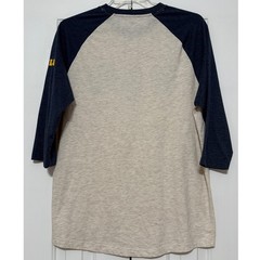 Men’s Colosseum Go Big Blue Michigan Raglan T-Shirt, Size XL