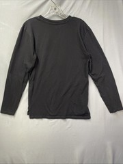 LAT Black Long Sleeve T-shirt “But first Let Me Thank God” S