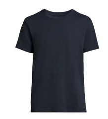 6 Pack George Gray Beige Blue Men’s S 34-36 Crew T-Shirts Moisture Wicking (HB)