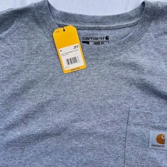 Carhartt Heavyweight Coors Light Pocket T Shirt NWT Grey Blue Red Logo Size XL