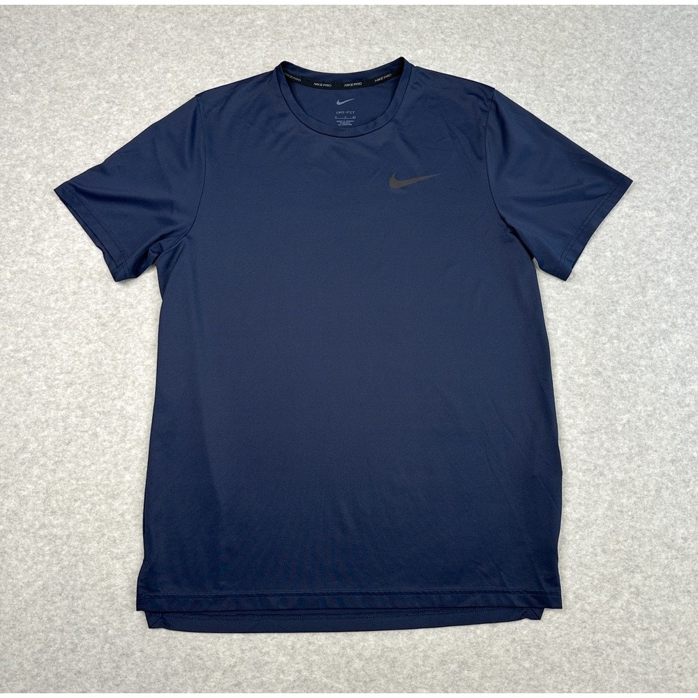 Nike Pro Dri-Fit T-shirt Men’s Small Blue Crew Neck Short Sleeve Polyester Blend