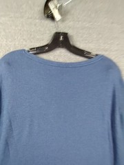 Mugsy Mens Shirt XL Blue Henley Cashmere Blend Soft Casual Capsule Street