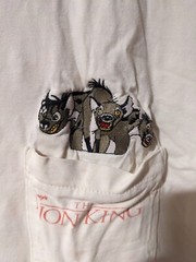 Vintage 90s The Lion King Mufasa Scar Movie Promo Disney White Large T-Shirt