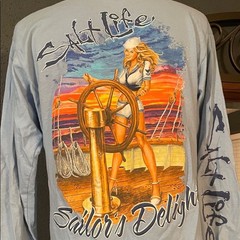 Salt Life Sky Blue Men’s Long Sleeve Tee