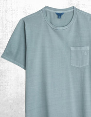 Men’s Seasalt T-shirt Cotton Crew Neck Chest Pockets Pale Wade Boxy Fit (Defect)