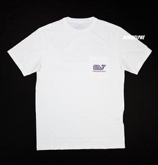 Vineyard Vines Men SS Pocket Crew Tee T-Shirt “BONEFISH IN CORAL WHALE” Edition
