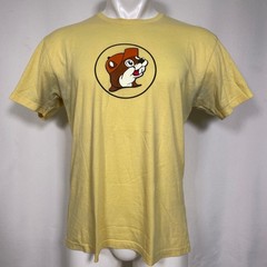 Buc-ee’s Greetings From Florida Yellow Cotton T-Shirt Men’s MEDIUM
