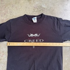Creed Weathered World Tour 2002-2003 Rock Band Shirt sz Small Screamline Y2K Tee